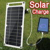 6W Portable Solar Panel folded portable size - compact solar charger