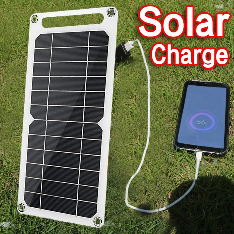 6W Portable Solar Panel folded portable size - compact solar charger