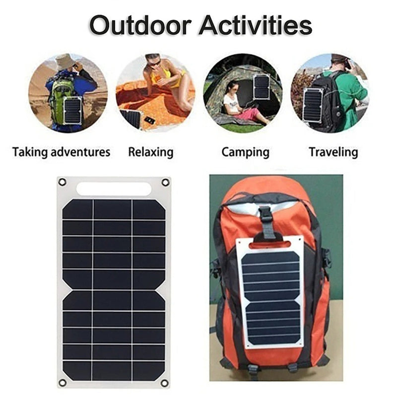 6W Portable Solar Panel specifications and dimensions diagram
