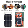 6W Portable Solar Panel packaging - mini foldable USB solar charger for hiking