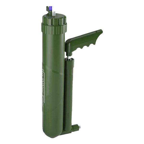 Hand Press Water Purifier for Camping & Survival | Portable Emergency Filter