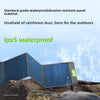 120W Solar Panel USB charging ports and MC4 connectors detail