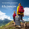 120W Solar Panel folded compact size for easy storage and travel