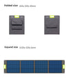 120W Monocrystalline Foldable Solar Panel | High-Efficiency Portable Solar Charger for Camping and RV