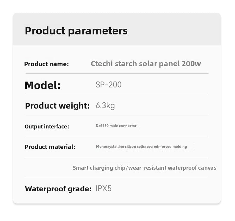 120W Monocrystalline Foldable Solar Panel | High-Efficiency Portable Solar Charger for Camping and RV
