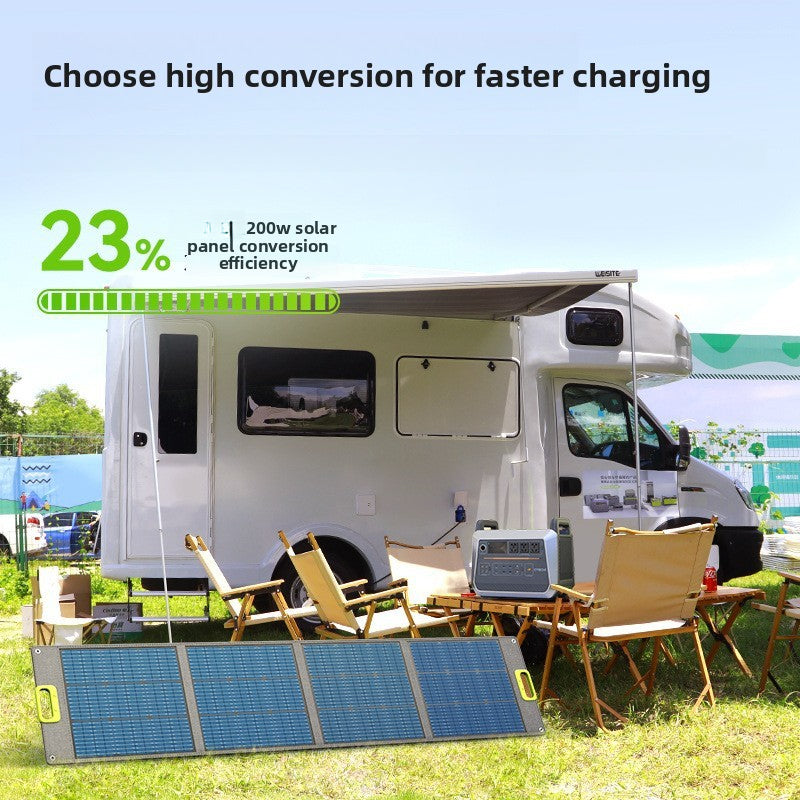 100W 200W 300W Portable Solar Panel for Camping & RV | High Power Solar System