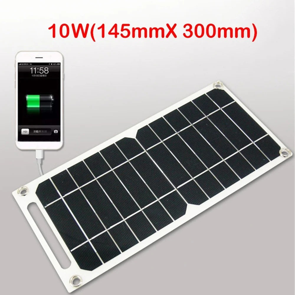 6W Portable Solar Panel | Mini Foldable USB Solar Charger for Hiking and Outdoor